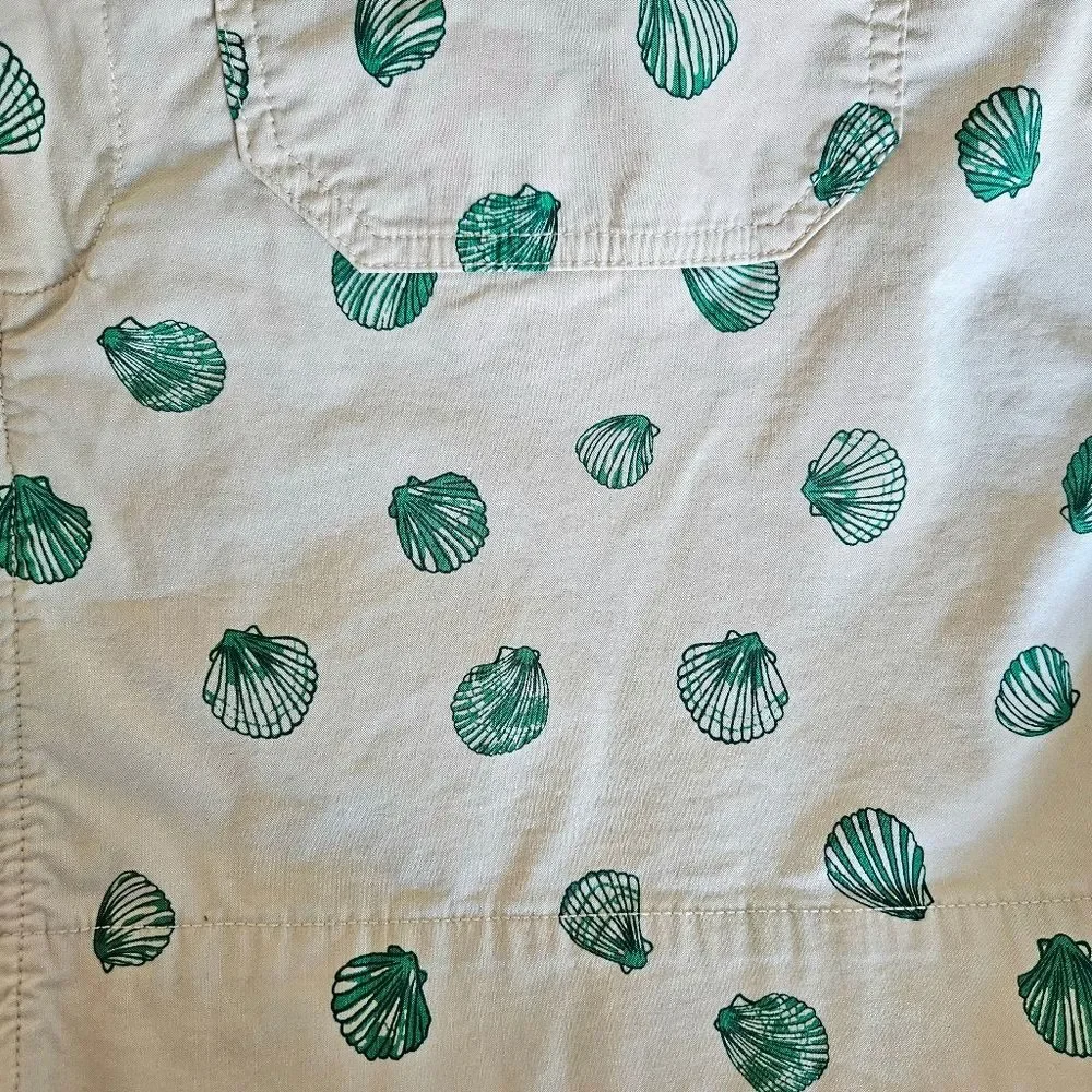 Maeve Anthropologie | Colette Mini Skirt Green Seashell, Womens XL - Picture 8 of 9